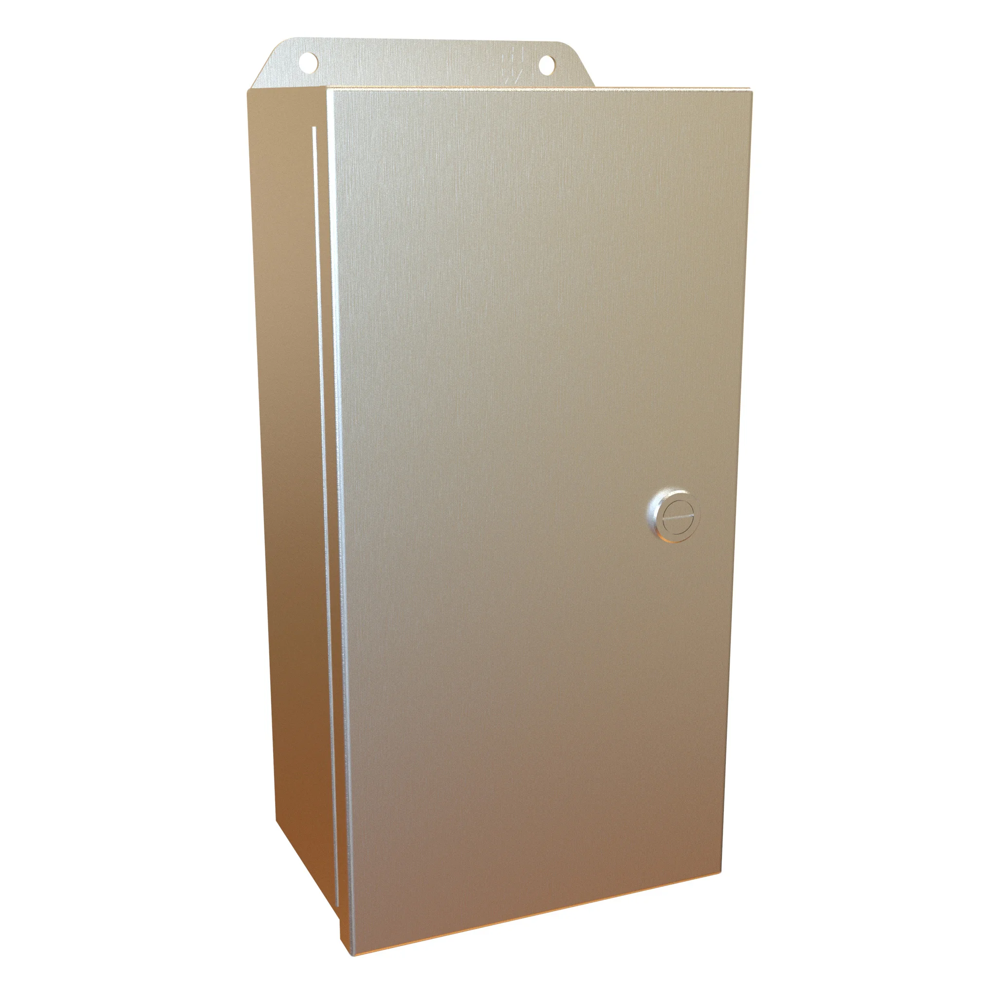 HAMMOND EJ1264SS Enclosure, 12 x 6 x 4 Inch Size, Wall Mount, 304 Stainless Steel, #4 Brush Finish | CV7KBX
