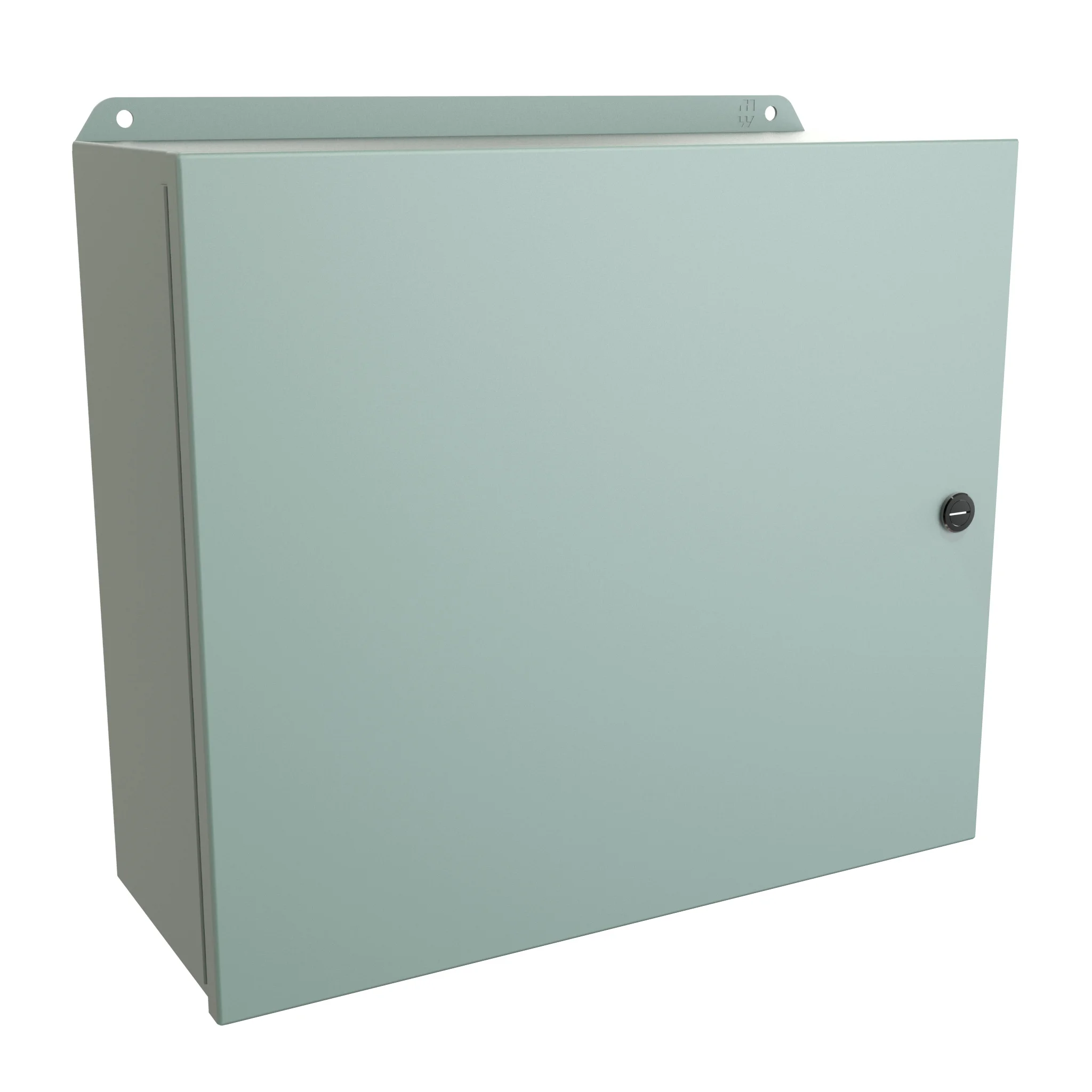 HAMMOND EJ14166 Enclosure, 14 x 16 x 6 Inch Size, Wall Mount, Carbon Steel, Ansi 61 Gray | CV7KCJ