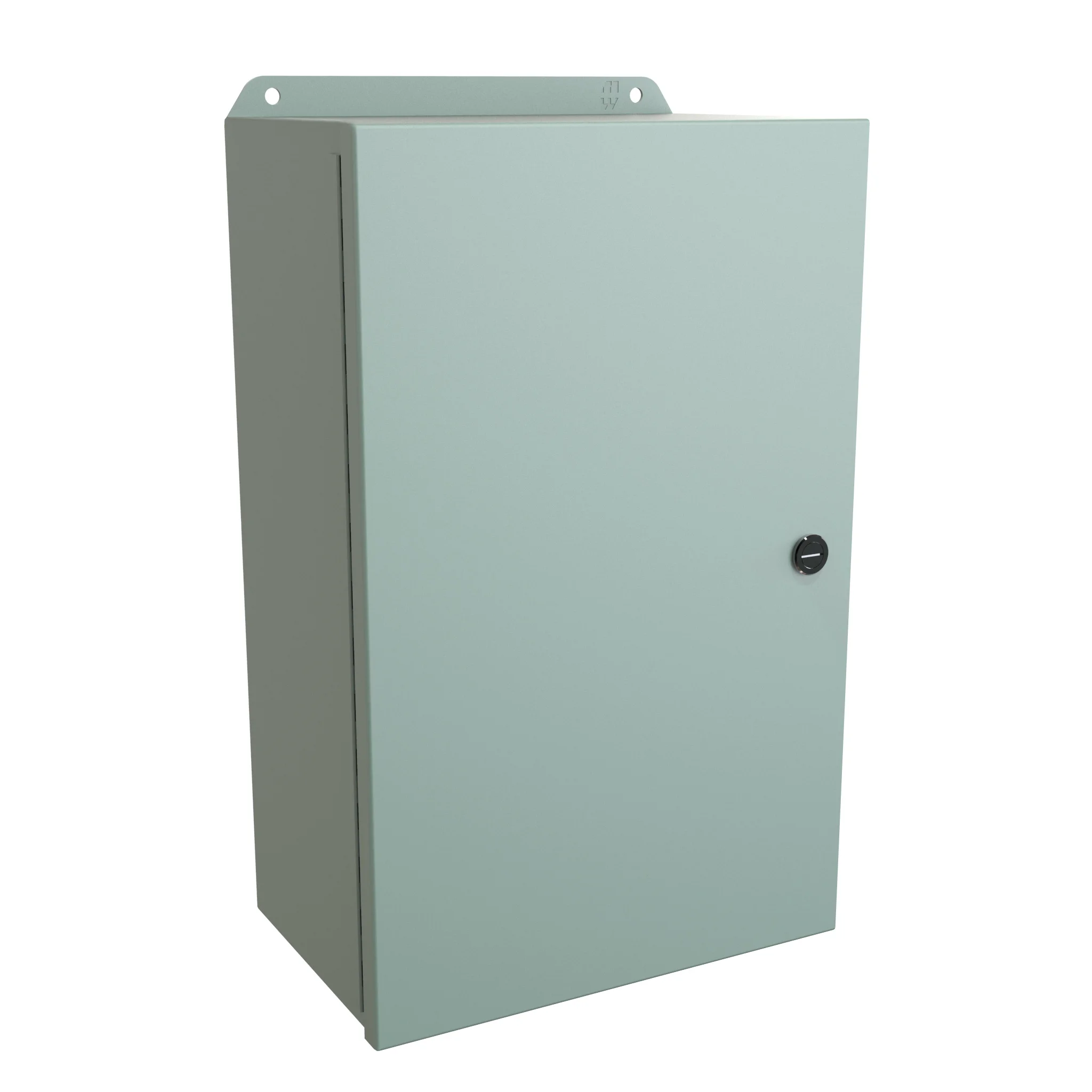 HAMMOND EJ16106 Enclosure, 16 x 10 x 6 Inch Size, Wall Mount, Carbon Steel, Ansi 61 Gray | CV7KCN