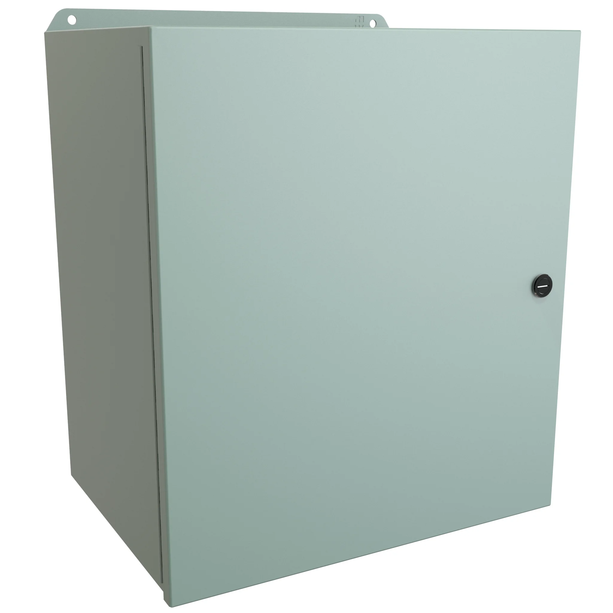 HAMMOND EJ161410 Enclosure, 16 x 14 x 10 Inch Size, Wall Mount, Carbon Steel, Ansi 61 Gray | CV7KCQ