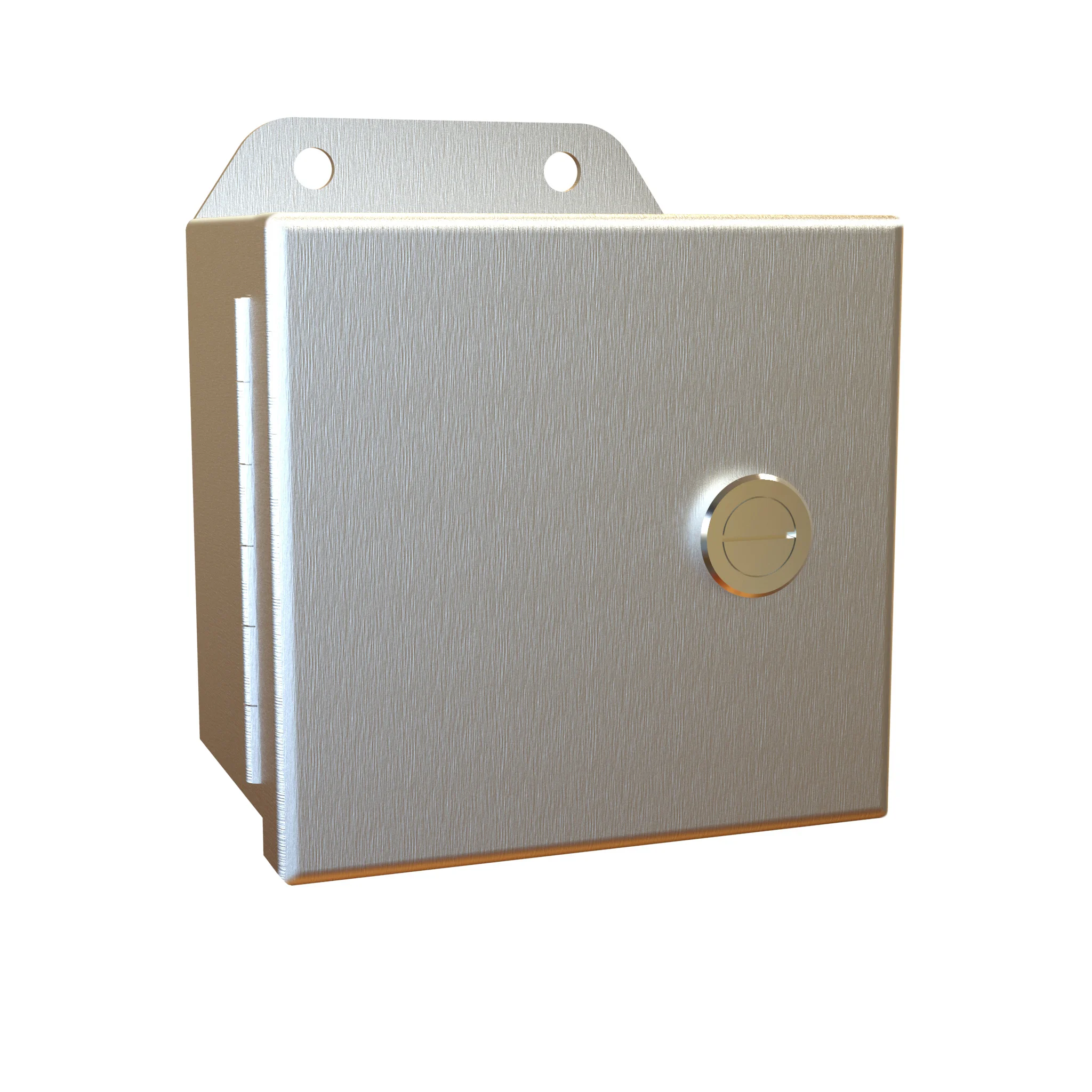 HAMMOND EJ443AL Enclosure, 4 x 4 x 3 Inch Size, Wall Mount | CV7KDH