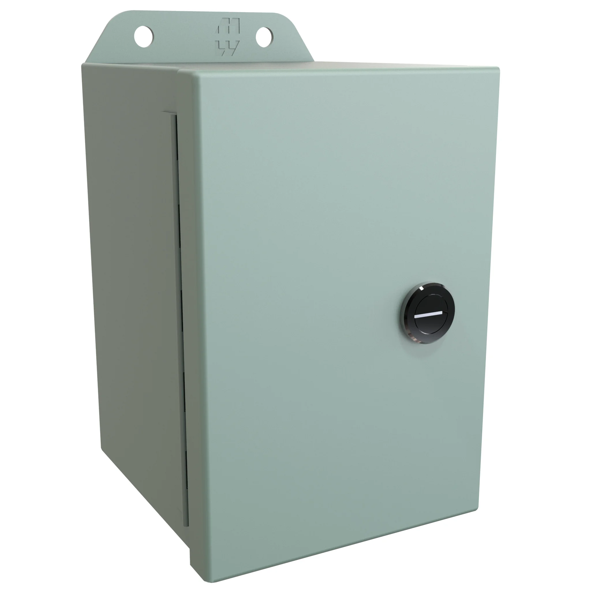 HAMMOND EJ644 Enclosure, 6 x 4 x 4 Inch Size, Wall Mount, Carbon Steel, Ansi 61 Gray | CV7KDY