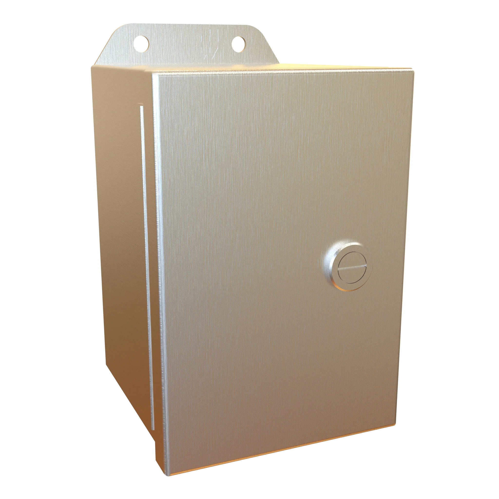 HAMMOND EJ644SS Enclosure, 6 x 4 x 4 Inch Size, Wall Mount, 304 Stainless Steel, #4 Brush Finish | CV7KEC