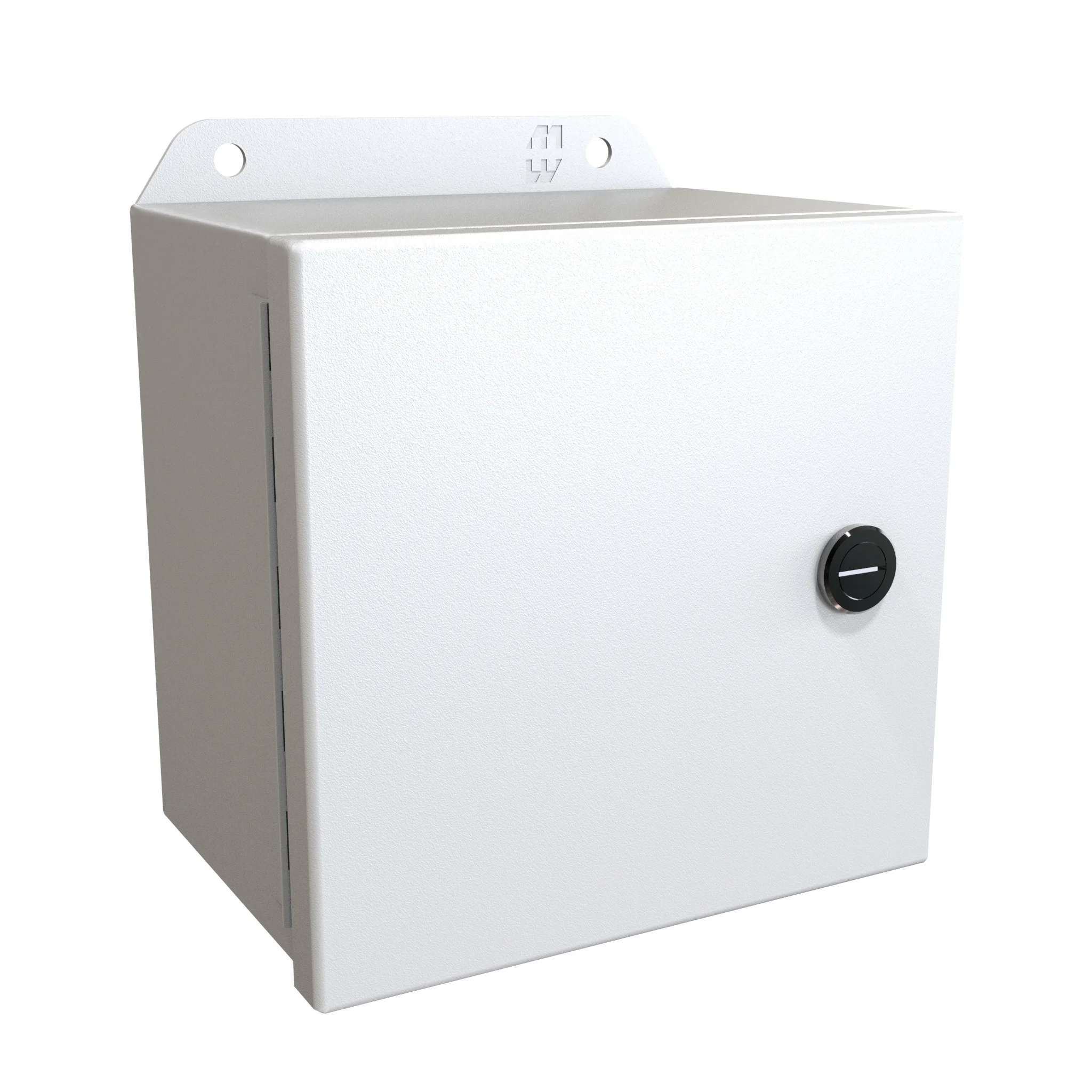 HAMMOND EJ664LG Enclosure, 6 x 6 x 4 Inch Size, Wall Mount, Carbon Steel, Ral 7035 Light Gray | CV7KEF