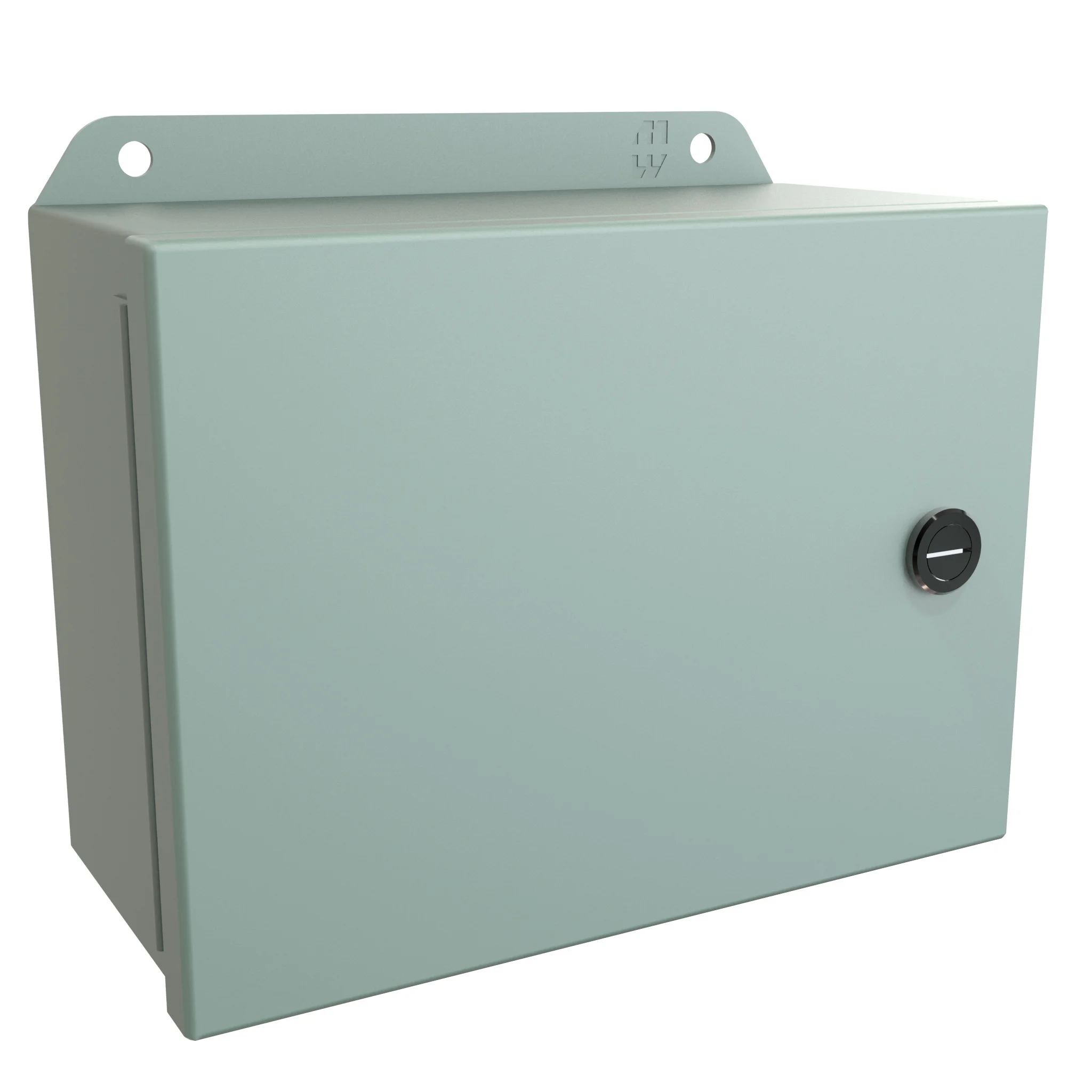 HAMMOND EJ683 Enclosure, 6 x 8 x 3 Inch Size, Wall Mount, Carbon Steel, Ansi 61 Gray | CV7KEJ