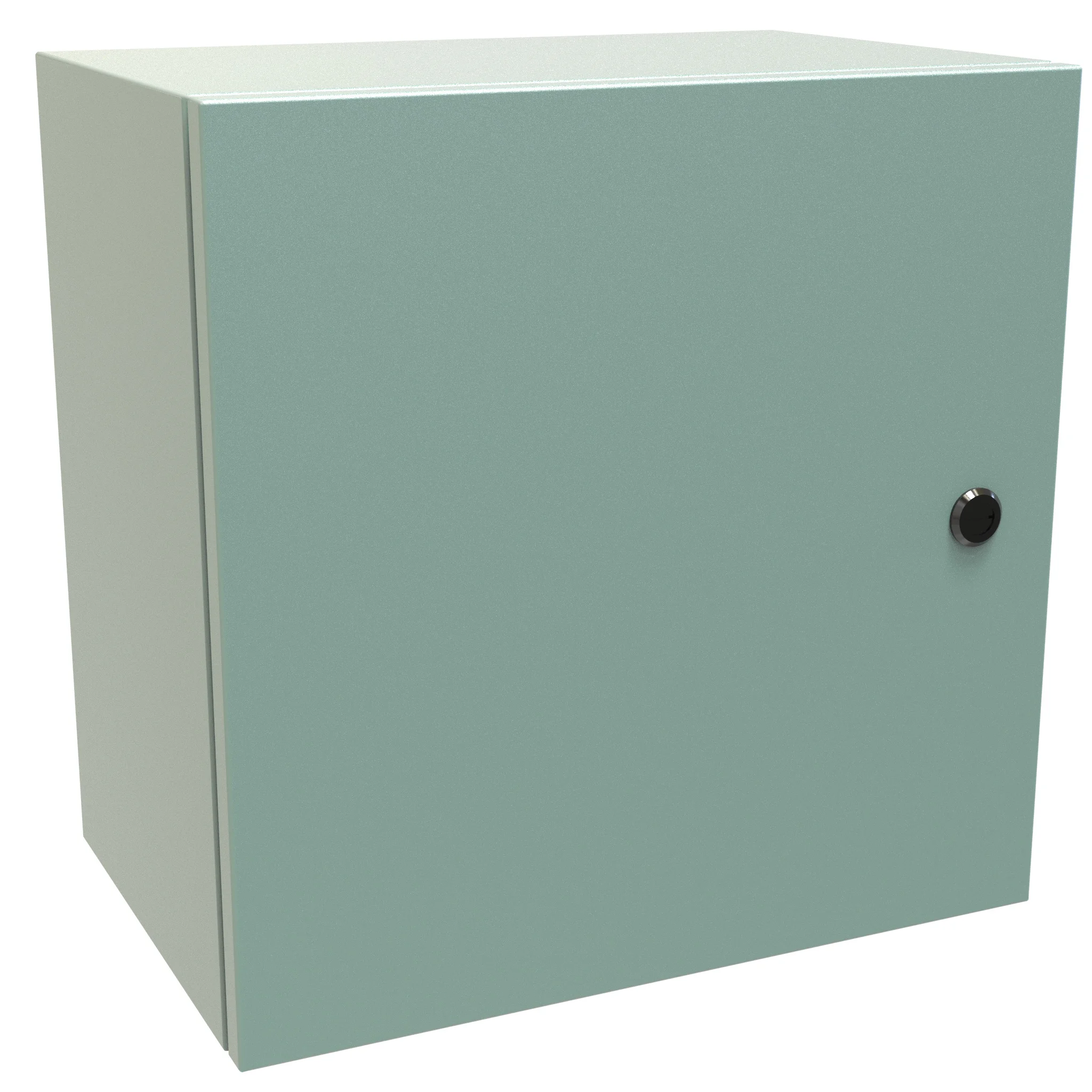 HAMMOND EN4SD161610GY Enclosure, 16 x 16 x 10 Inch Size, Wall Mount, Carbon Steel, Ansi 61 Gray | CV7KGL