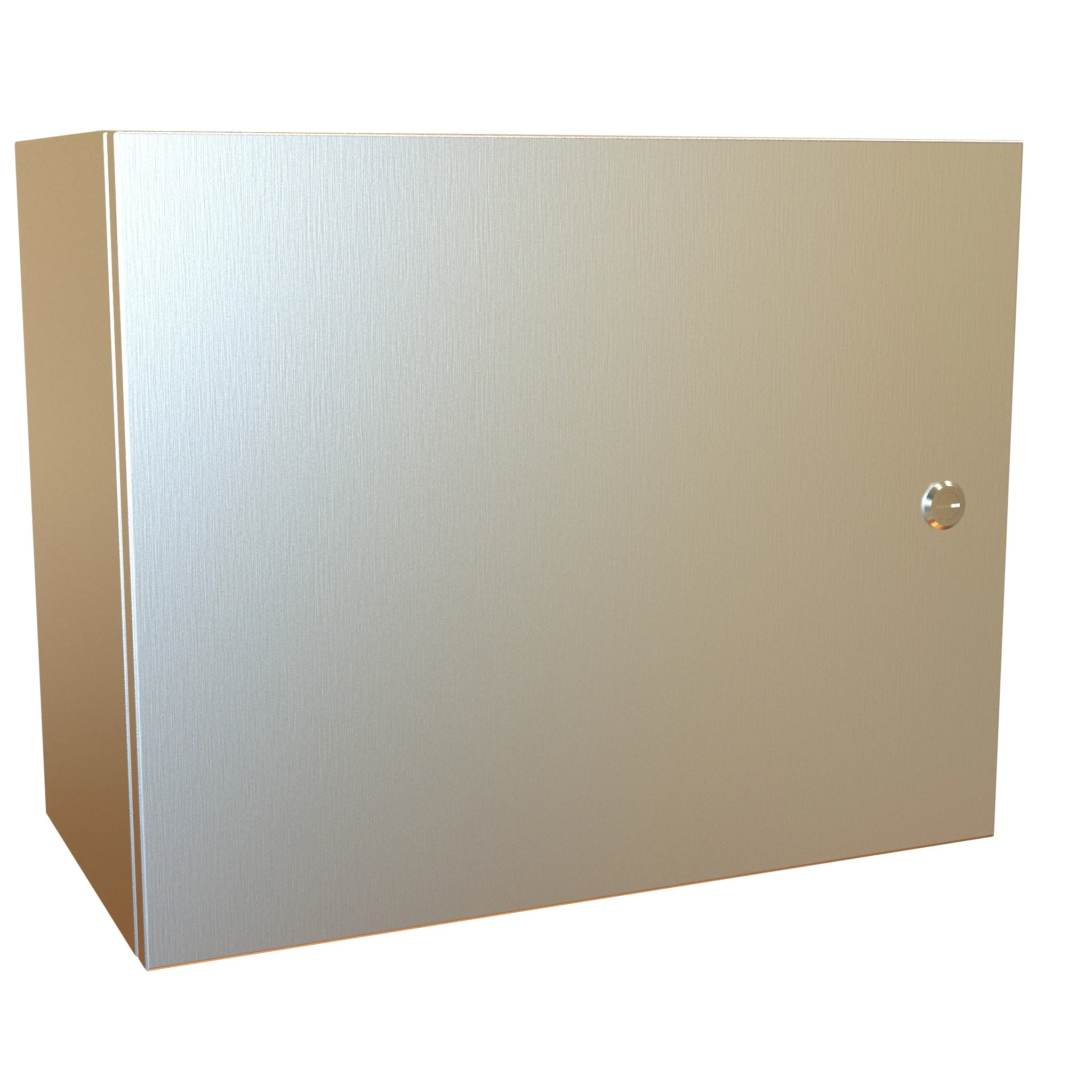 HAMMOND EN4SD162010SS Enclosure, 16 x 20 x 10 Inch Size, Wall Mount, 304 Stainless Steel, #4 Brush Finish | CV7KHC