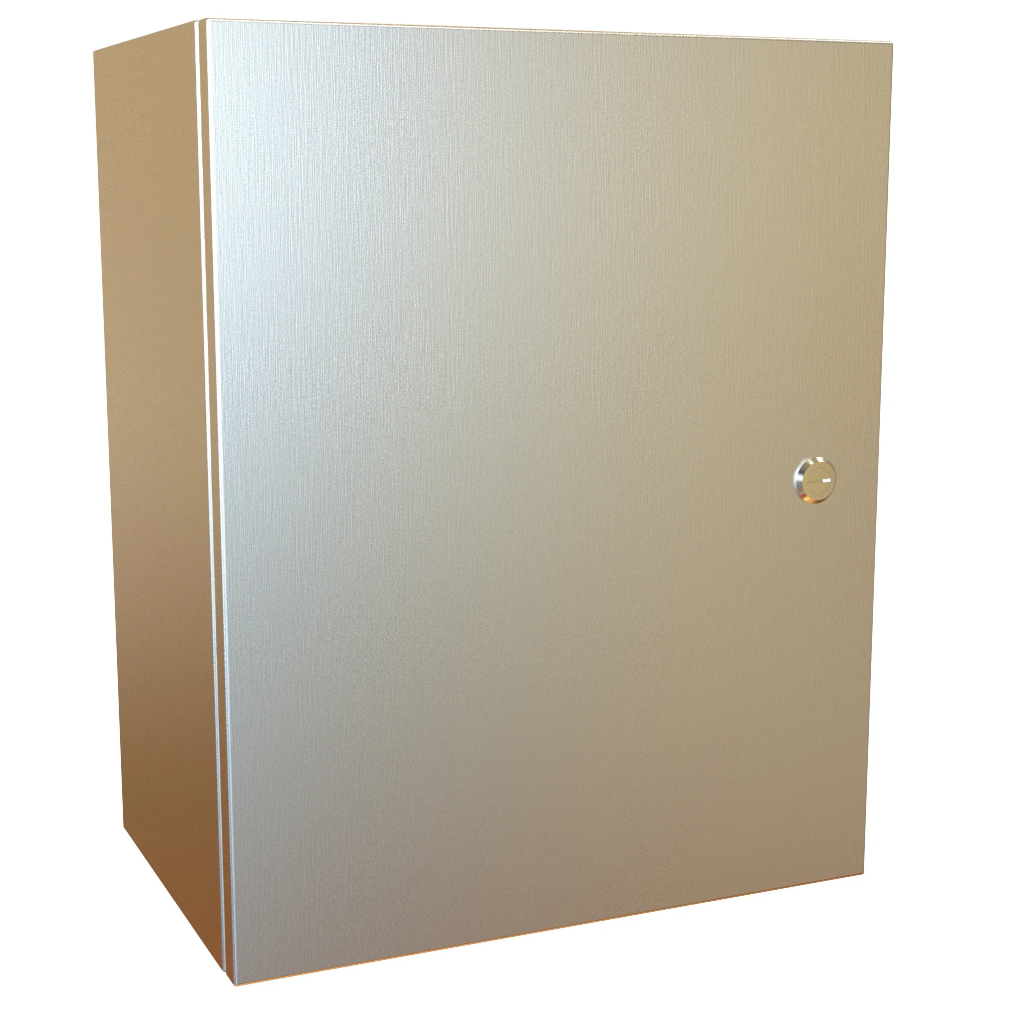 HAMMOND EN4SD201610S16 Enclosure, 20 x 16 x 10 Inch Size, Wall Mount, 316 Stainless Steel, #4 Brush Finish | CV7KHT