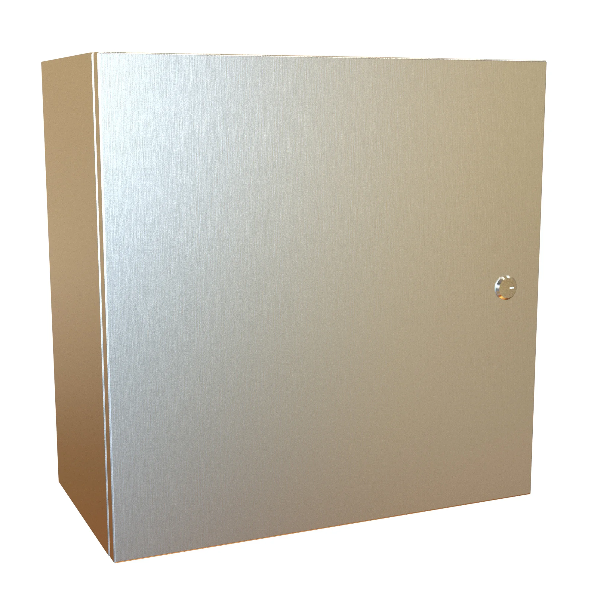 HAMMOND EN4SD202010SS Enclosure, 20 x 20 x 10 Inch Size, Wall Mount, 304 Stainless Steel, #4 Brush Finish | CV7KJR