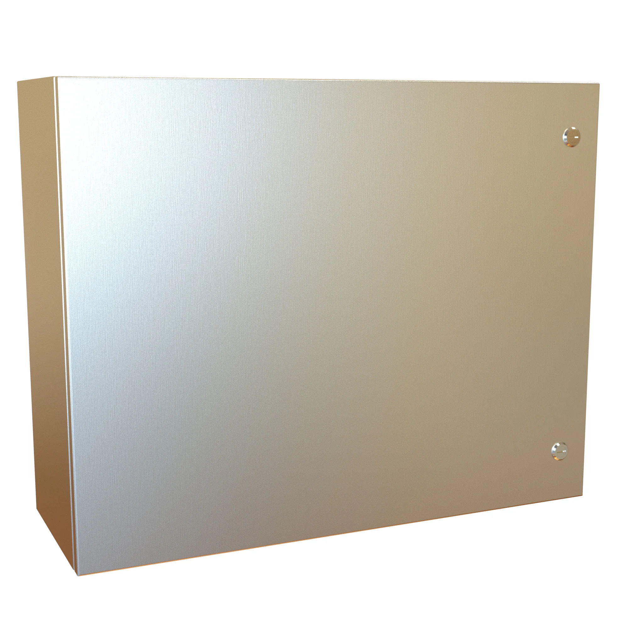 HAMMOND EN4SD243010S16 Enclosure, 24 x 30 x 10 Inch Size, Wall Mount, 316 Stainless Steel, #4 Brush Finish | CV7KPG