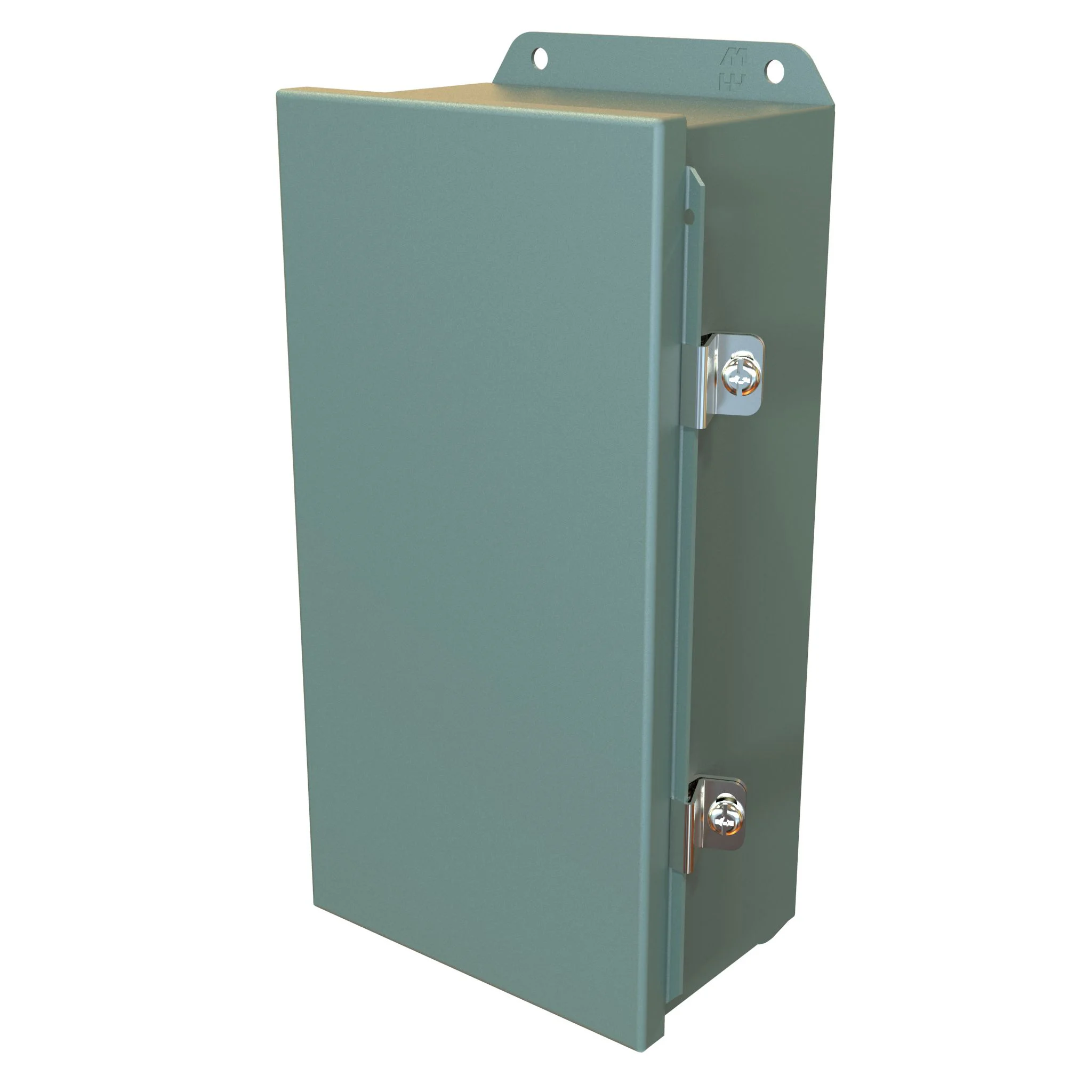 HAMMOND HJ1264HLP Enclosure, 12 x 6 x 4 Inch Size, Wall Mount, Carbon Steel, Ansi 61 Gray | CV7KWK
