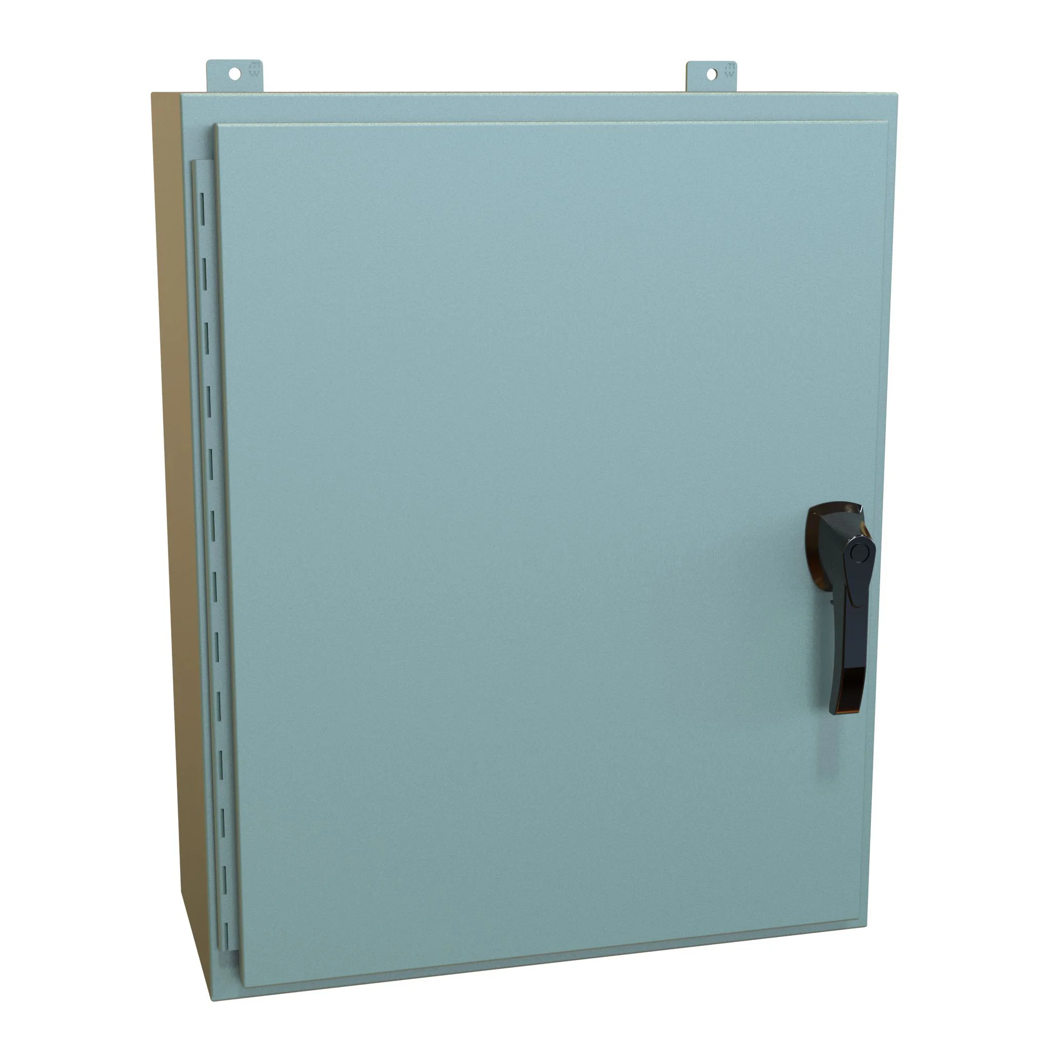 HAMMOND HW302410GYHK Enclosure, 30 x 24 x 10 Inch Size, Wall Mount, Carbon Steel, Ansi 61 Gray | CV7KZC