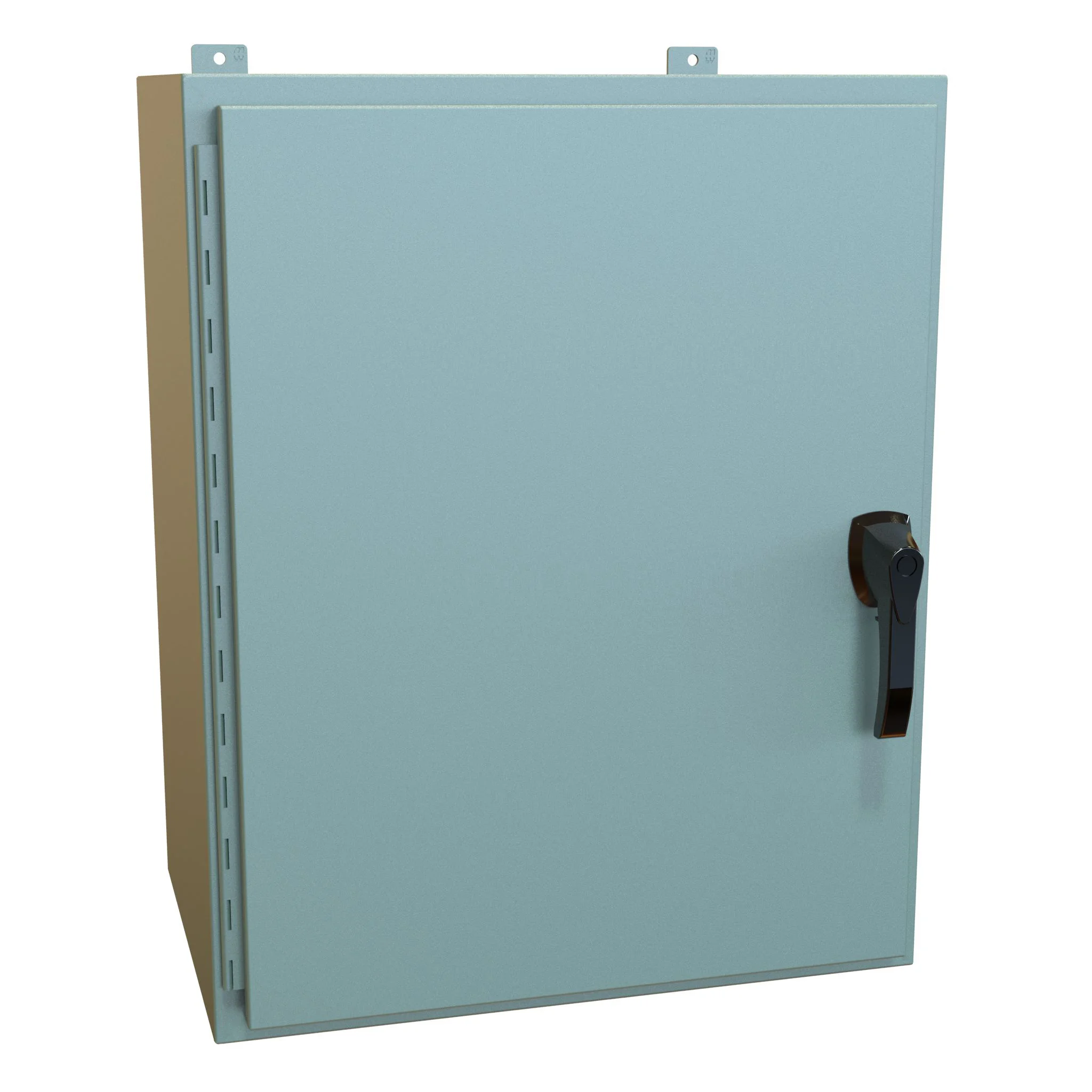 HAMMOND HW302416GYHK Enclosure, 30 x 24 x 16 Inch Size, Wall Mount, Carbon Steel, Ansi 61 Gray | CV7KZJ