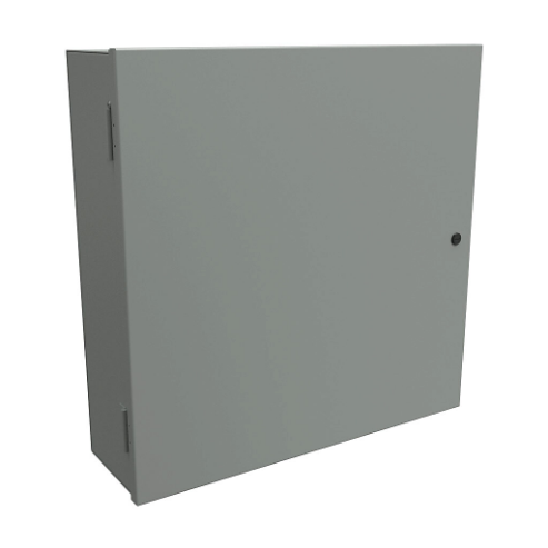 HAMMOND N1A24247 Enclosure, 24 x 24 x 7 Inch Size, Wall Mount, Carbon Steel, Ansi 61 Gray | CV7LEV