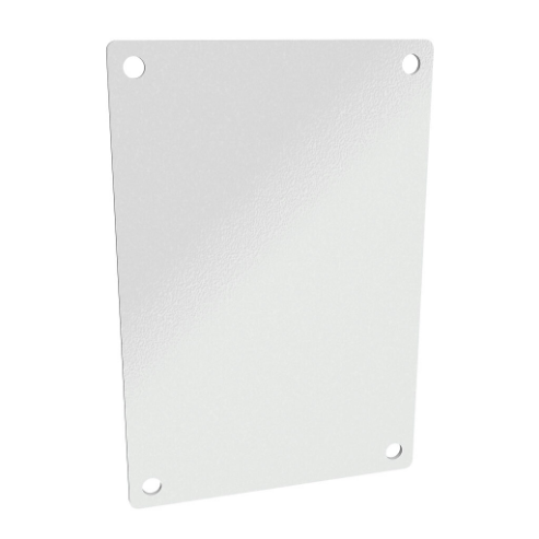 HAMMOND N1JP86 Subpanel, Carbon Steel, White, Powder Coat Finish | CV8APB
