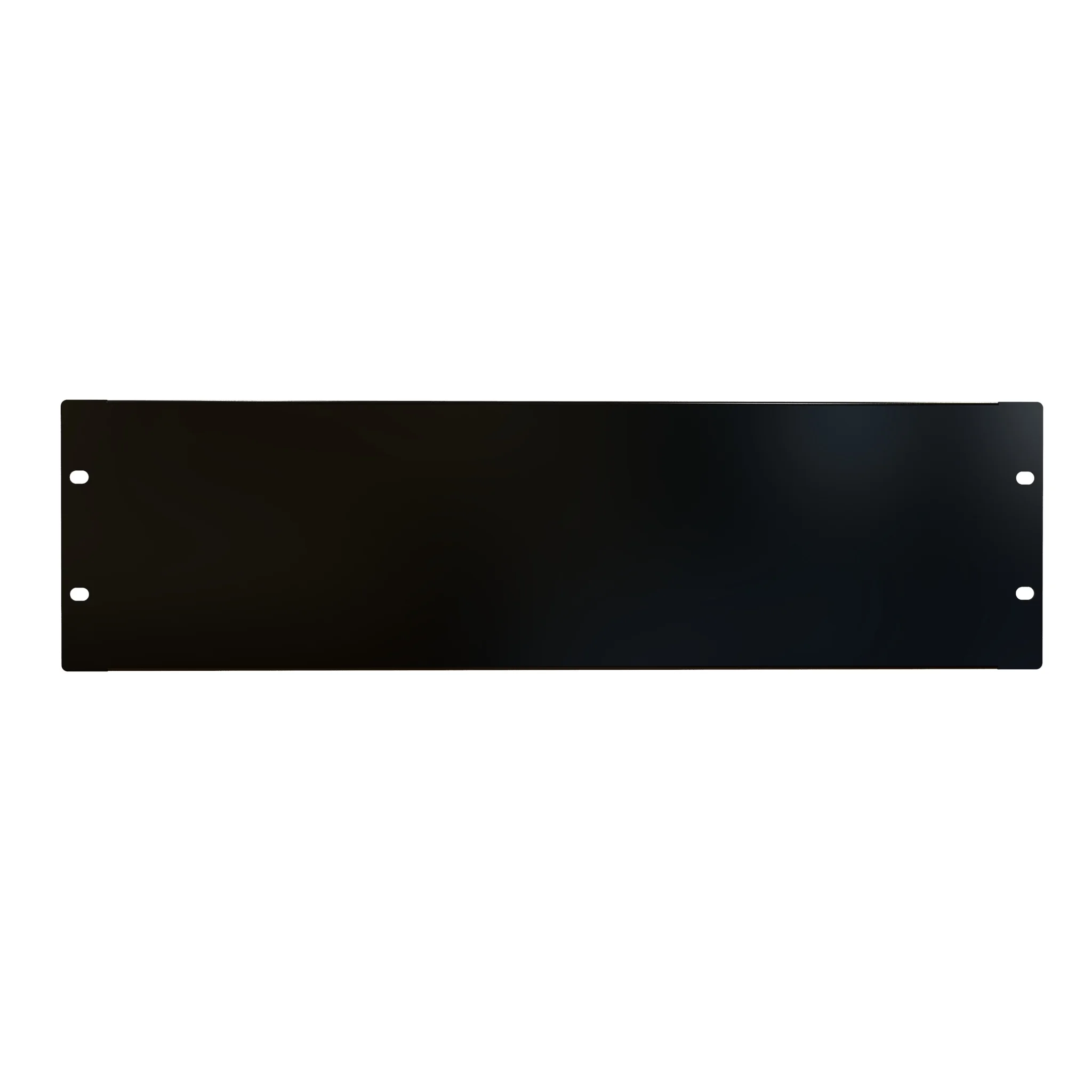 HAMMOND PBFS19005BK Rack Panel, 19 Inch Rack Width, Flanged, Carbon Steel, Matte Black, Powder Coat Finish | CV7UTV