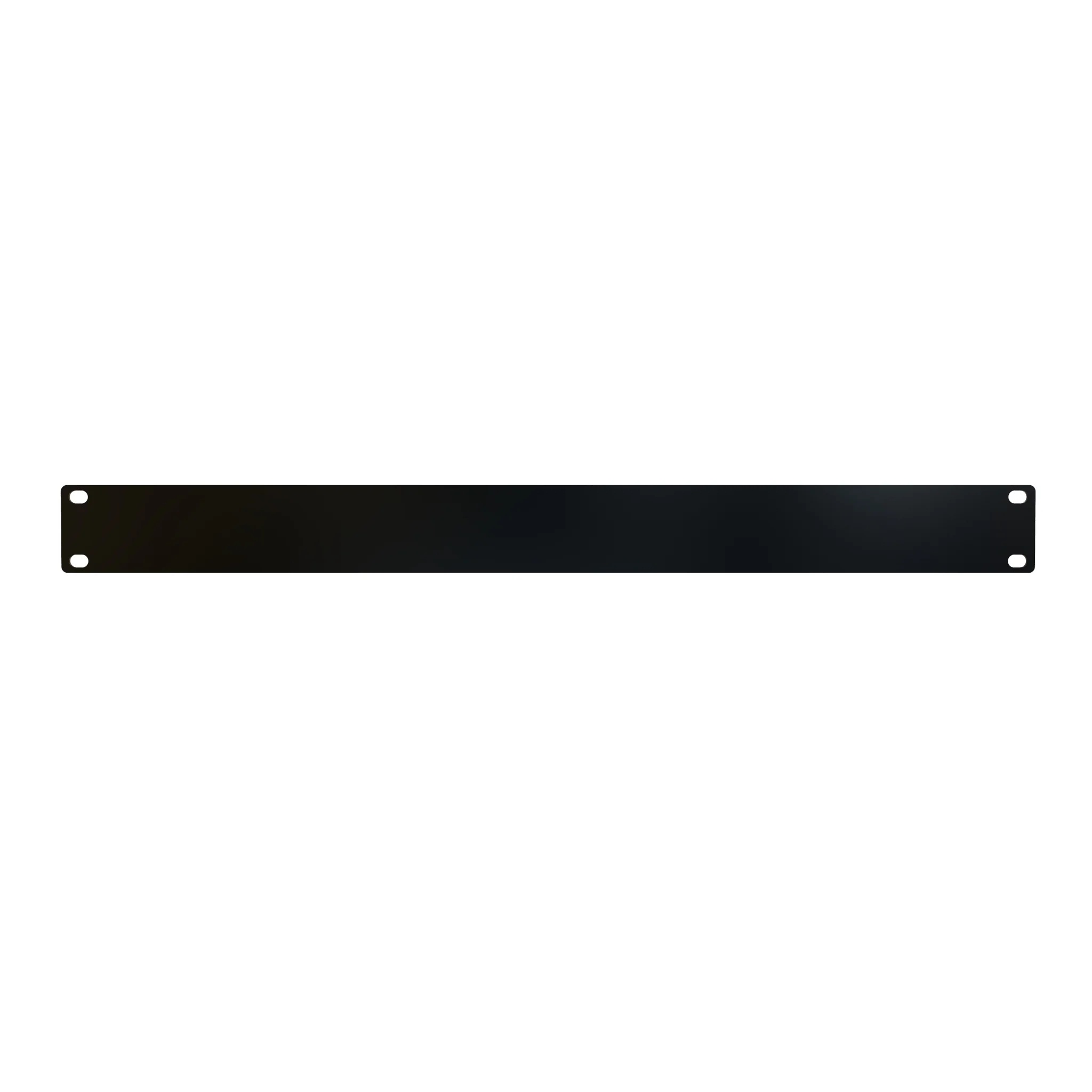 HAMMOND PBPS19001BK Rack Panel, 19 Inch Rack Width, Carbon Steel, Matte Black, Powder Coat Finish | CV7UWW