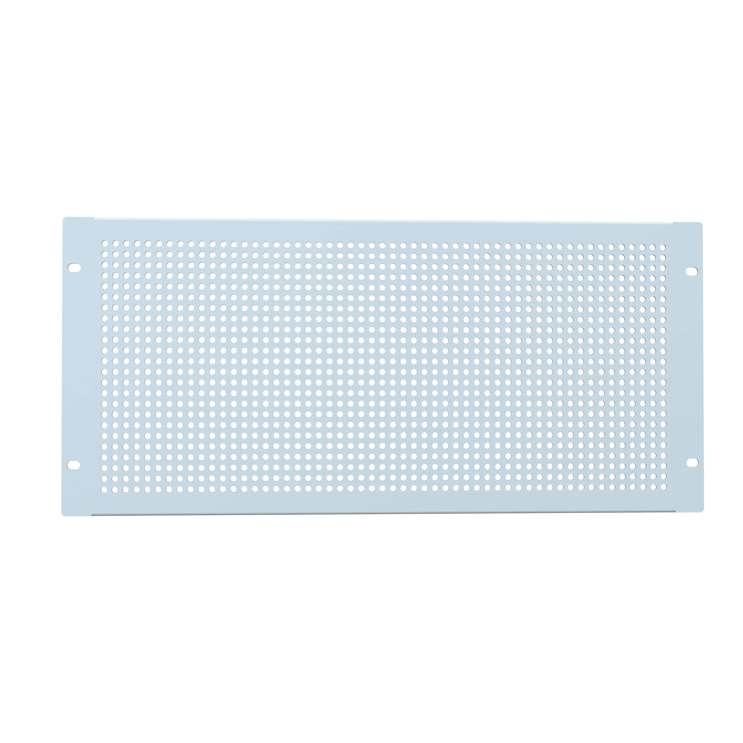 HAMMOND PPFS19008LG2 Rack Panel, 19 Inch Rack Width, Flanged, Perforated, Carbon Steel, Ral 7035 Light Gray | CV7UYP