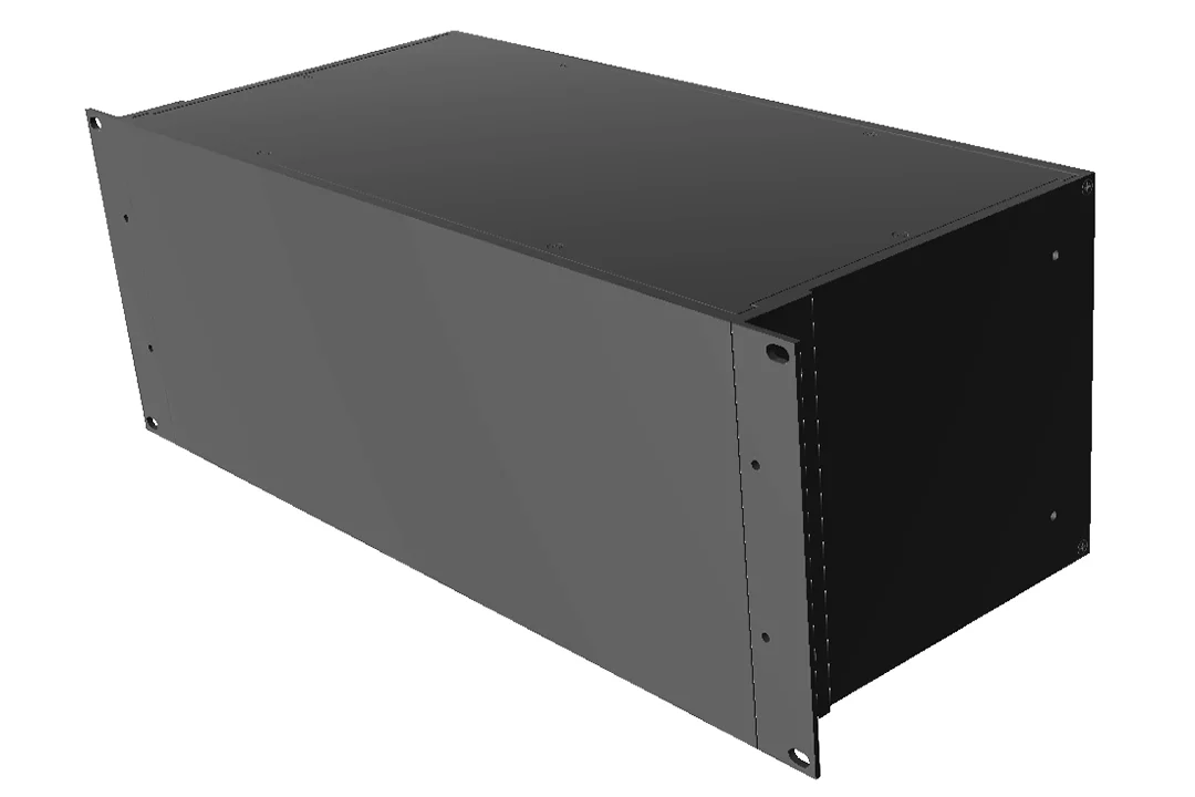 HAMMOND RM4U1908SBK Enclosure, 7 x 17 x 8 Inch Size, Rack Or Desktop Mount, Aluminum, Black | CV7LLP