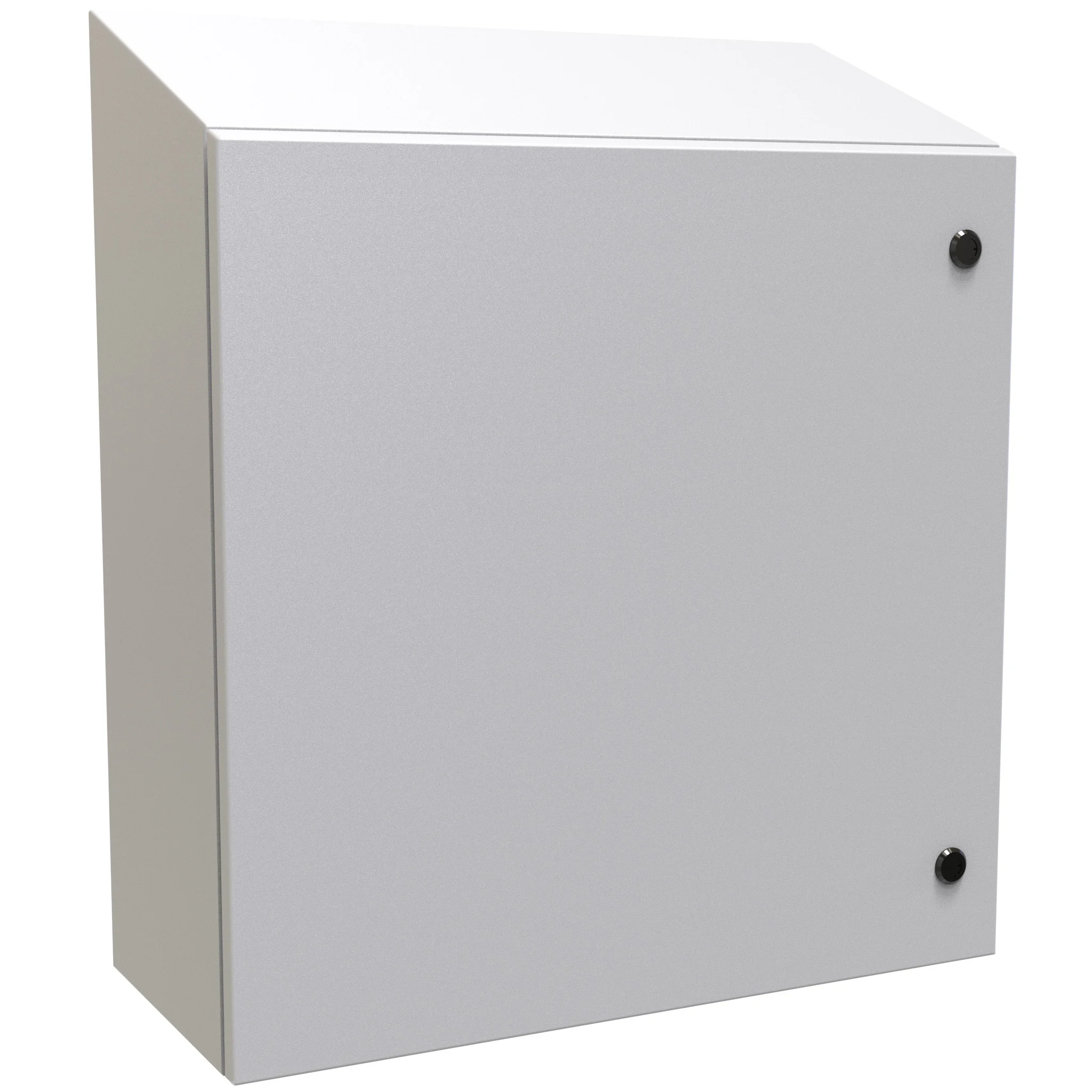 HAMMOND ST242410LG Enclosure, Slope Top, 24 x 24 x 10 Inch Size, Wall Mount, Carbon Steel | CV7LNG
