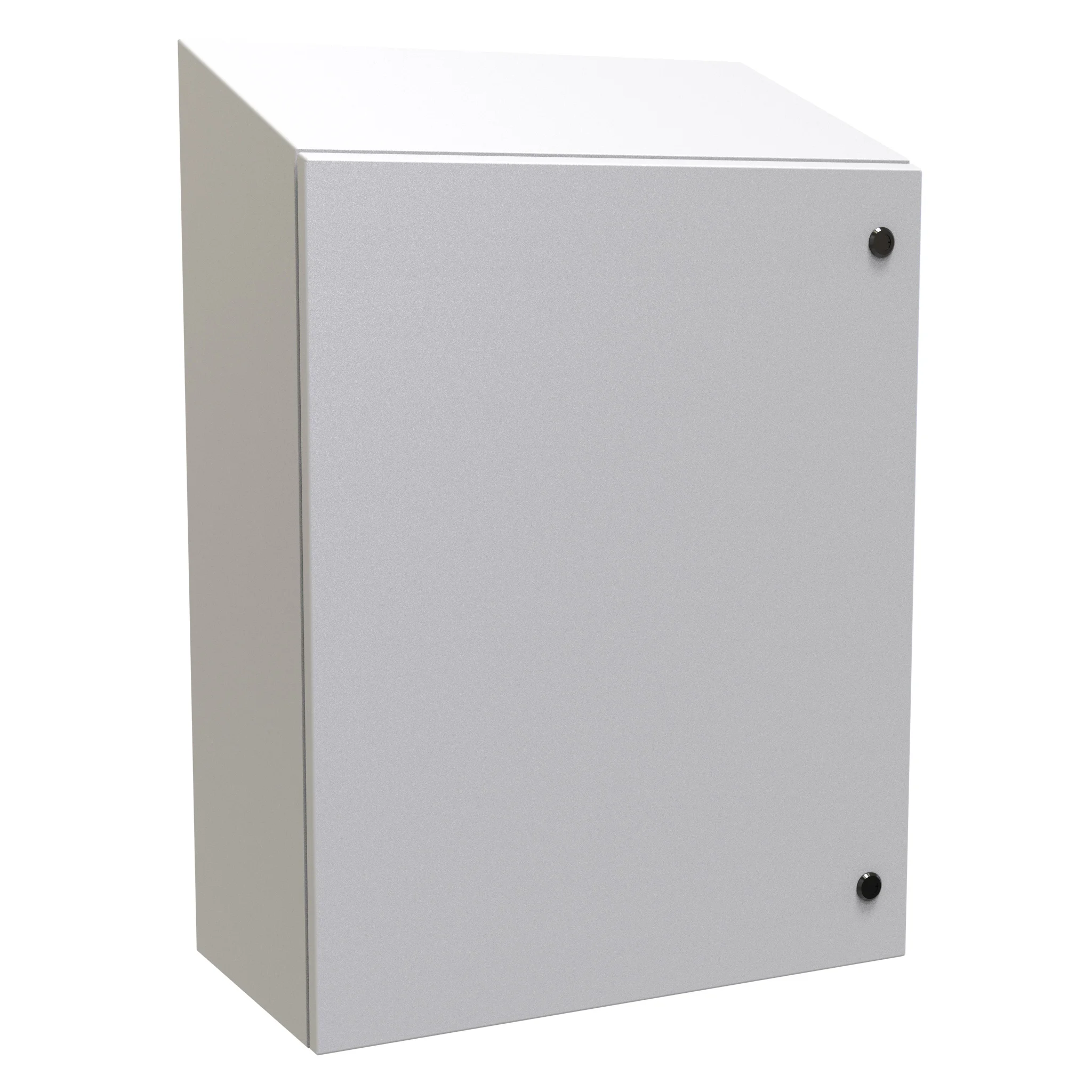 HAMMOND ST302412LG Enclosure, Slope Top, 30 x 24 x 12 Inch Size, Wall Mount, Carbon Steel | CV7LNN