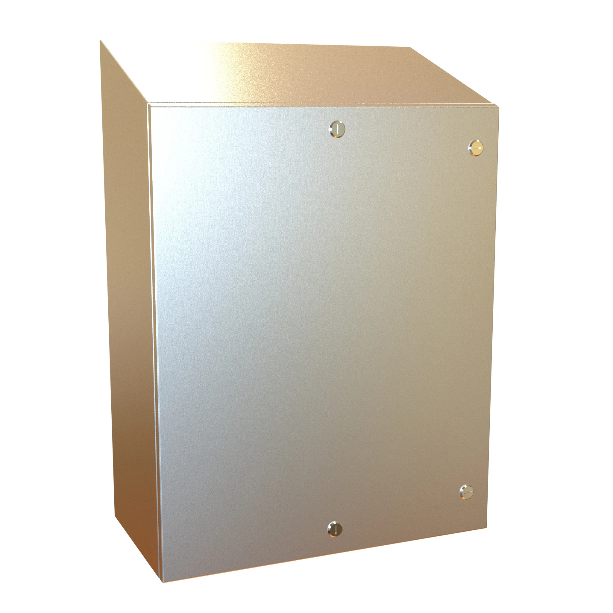 HAMMOND ST302412SS Enclosure, Slope Top, 30 x 24 x 12 Inch Size, Wall Mount, 304 Stainless Steel | CV7LNP