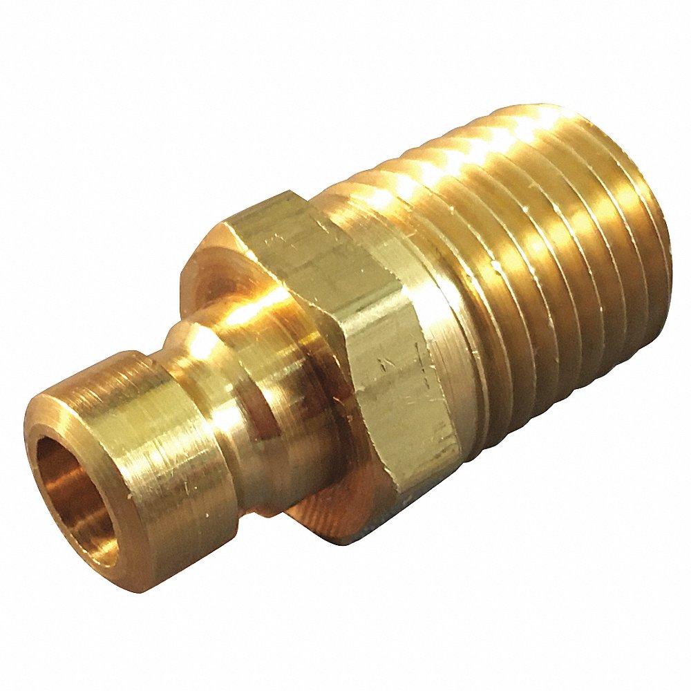 HANSEN FTP251 Hose Coupling, 1/4 Inch Size, 15/16 Inch Overall Length, Brass | CJ2NPU 55JV22