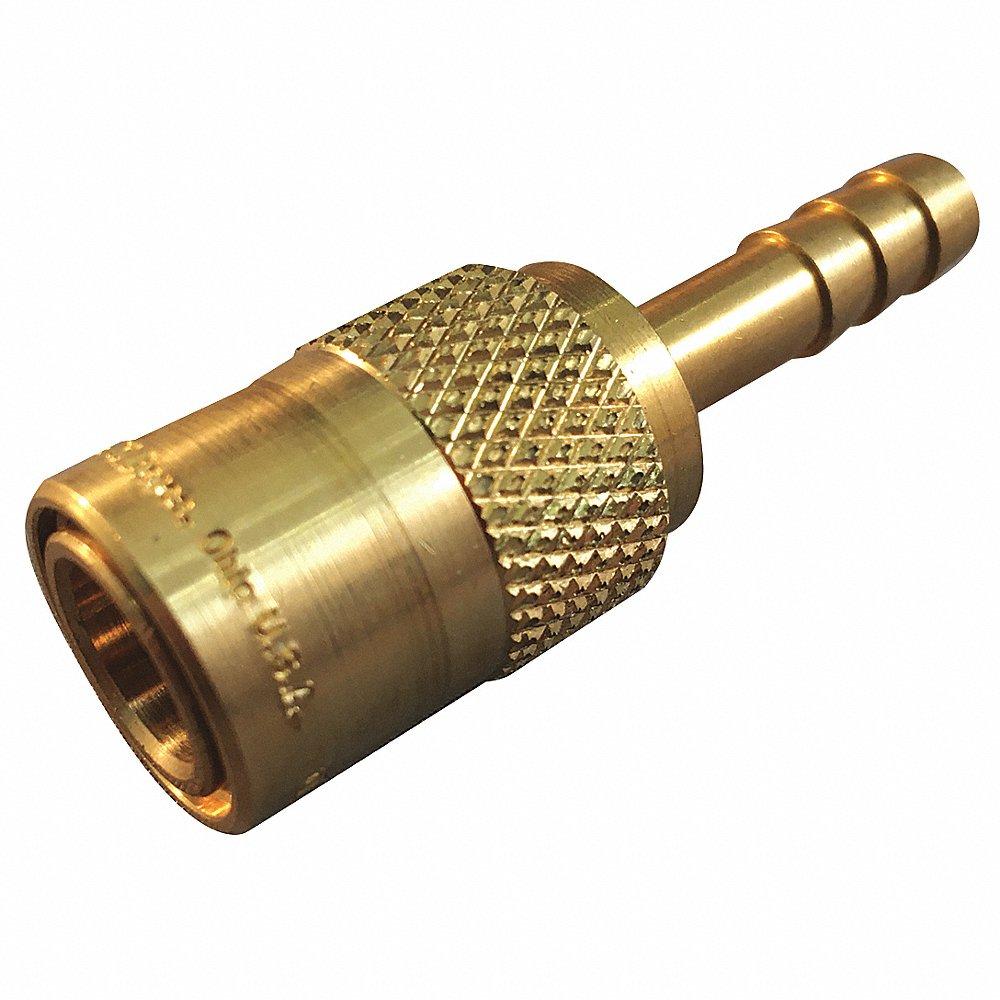 HANSEN FTS308 Hose Coupling, 3/8 Inch Size, Male, Hose Barb Connection, Brass | CJ2NTG 55JV17