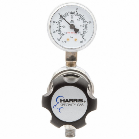 High Purity Gas Regulator, Single Stage, 1/4 Inch NPT F Inlet, 1/4 Inch NPT F Outlet