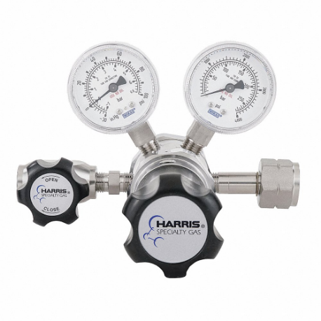 High Purity Gas Regulator, Two Stage, CGA 350 Inlet, 1/4 Inch NPT F Outlet, 50 PSIg