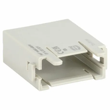 HARTING 09140013011 Han Module Adapter, Han-Modular, Male, Gray, Polycarbonate, -40 Deg C to 85 Deg C | CR3RAW 793X18
