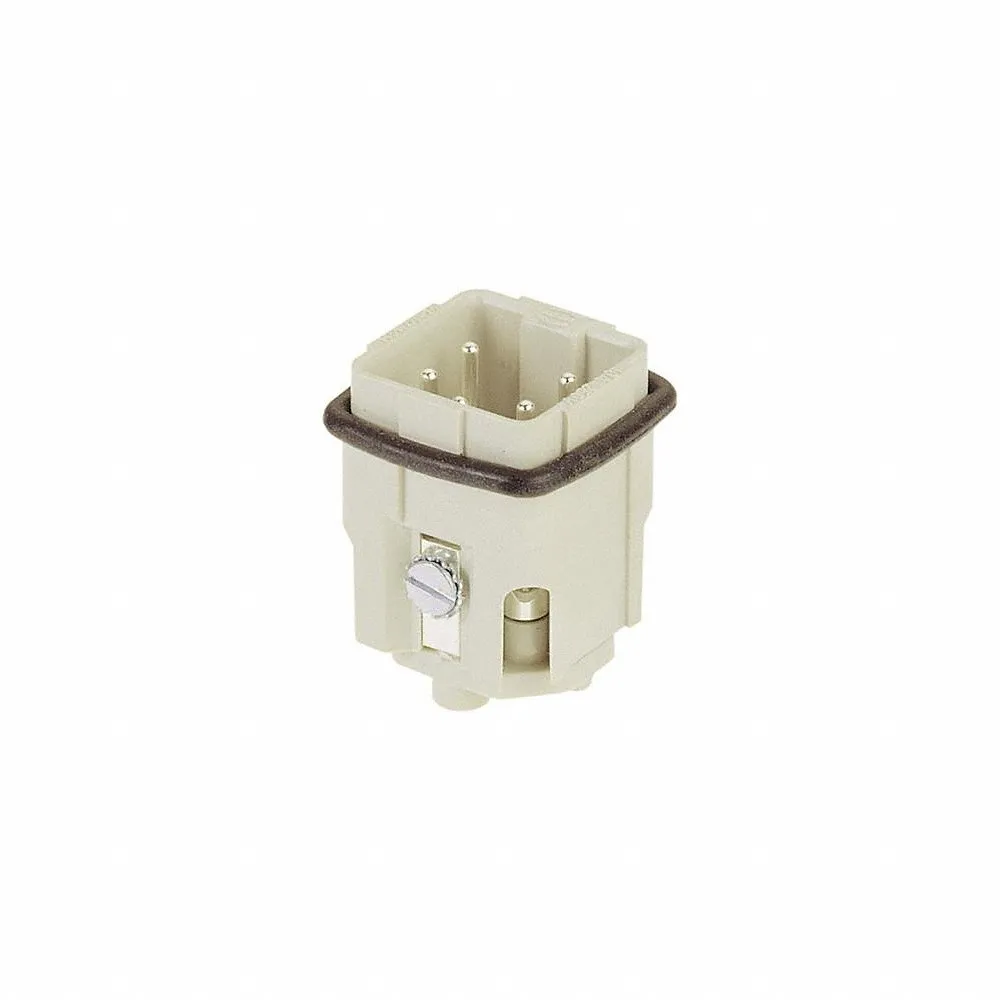 HARTING 09200042611 Industrial Rectangular Connector Insert, A, Screw, Male, 10 A Current Rating, Gray | CR3TGF 793X90