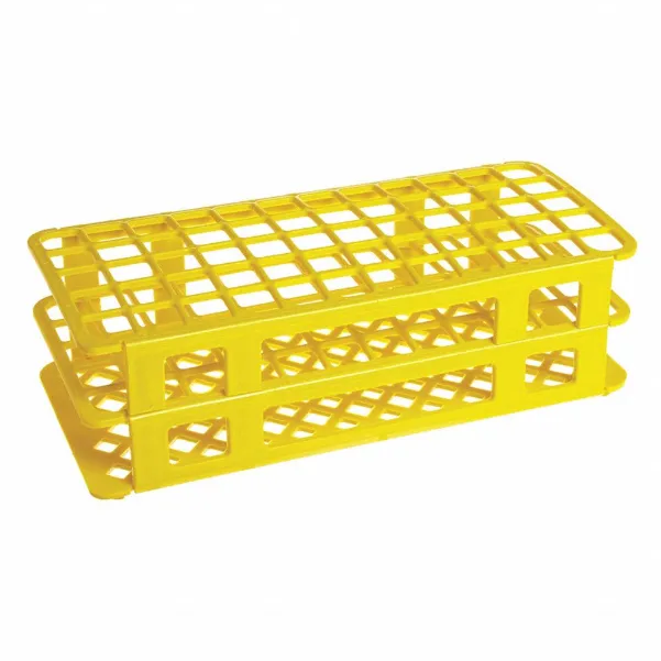 HEATHROW SCIENTIFIC HS243077Y Test Tube Rack, 60 Compartments | CE9DTK 55PT53