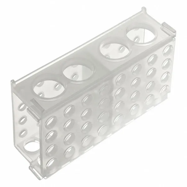 HEATHROW SCIENTIFIC HS29022A Test Tube Rack, 8 Compartments, PK 5 | CE9DRZ 55PT35