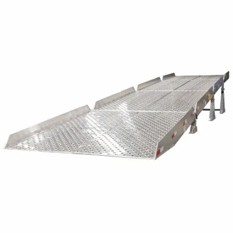 Portable Yard Ramp, 25000 Lb Load Capacity, 34 ft Length