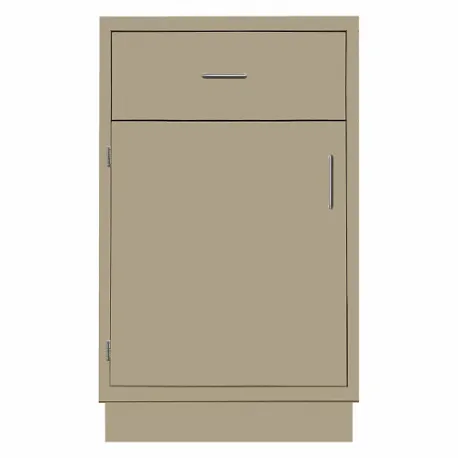 HEMCO 71182 Lab Cabinet, 1 Drawer/1 Door, 35 1/4 Inch Height, 24 Inch Width, 22 Inch Size Dp | CR3WCD 45H873