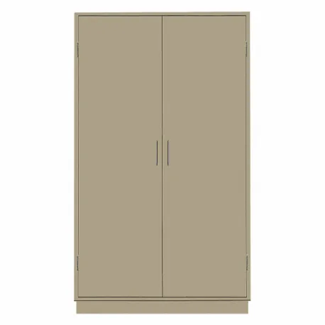 HEMCO 73322 Lab Cabinet, 2 Drawer, 84 Inch Size Ht, 36 Inch Size Width, 18 Inch Size Dp, Silver Gray | CR3WCE 45H908