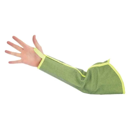 HEXARMOR 1010-M (8) Cut-Resistant Sleeve, Ansi/Isea Cut Level A7, Green, Sleeve With Thumbhole | CR3ZCD 38XH81