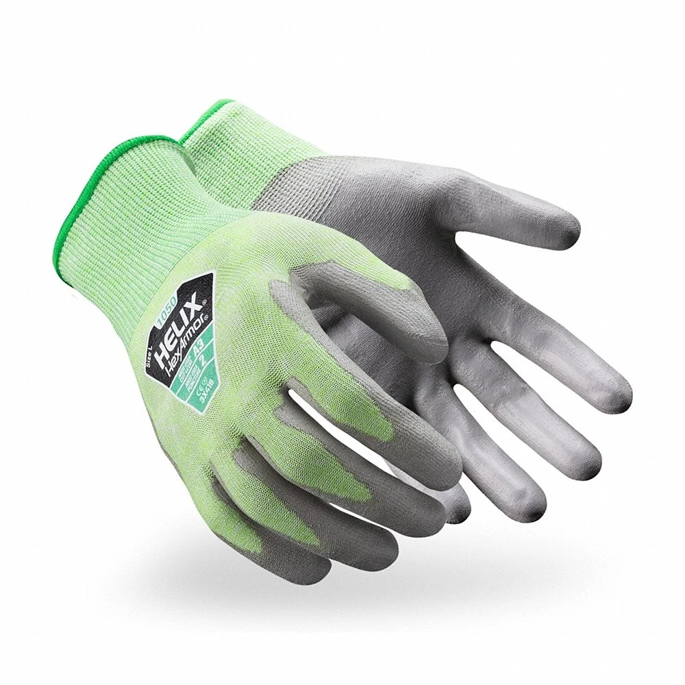 Knit Gloves, 3XL- 12, ANSI Cut Level A3, Palm, Dipped, Polyurethane, Textured, 1 Pair