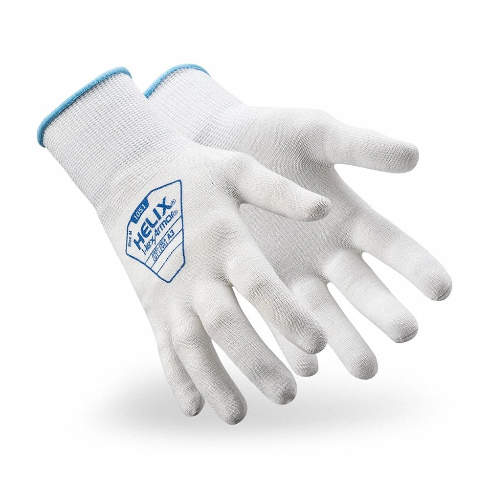 Knit Gloves, M- 8, ANSI Cut Level A3, Uncoated, Uncoated, Uncoated, 1 Pair