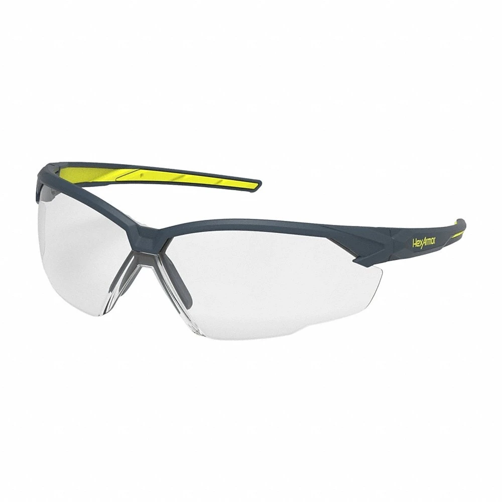 Safety Glasses, Clear Lens, Half-Frame, Dielectric/Vented