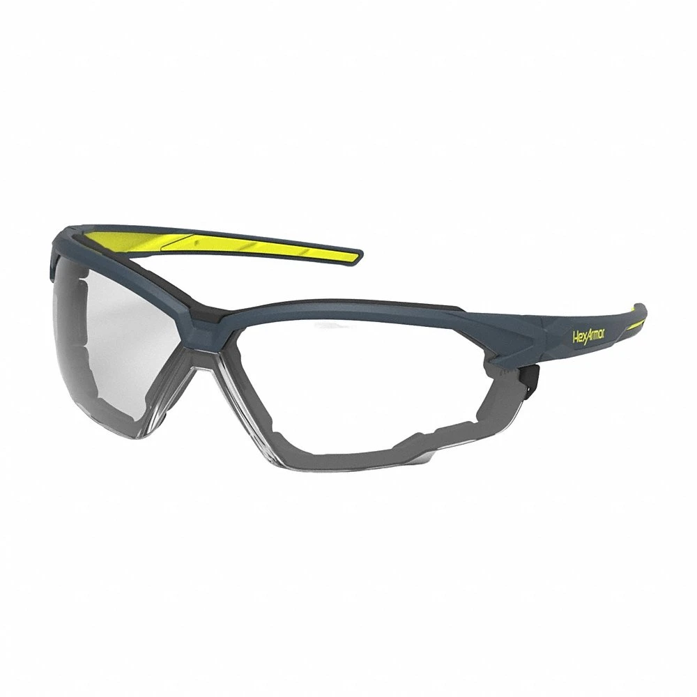 Safety Glasses, Clear Lens Color, Half-Frame