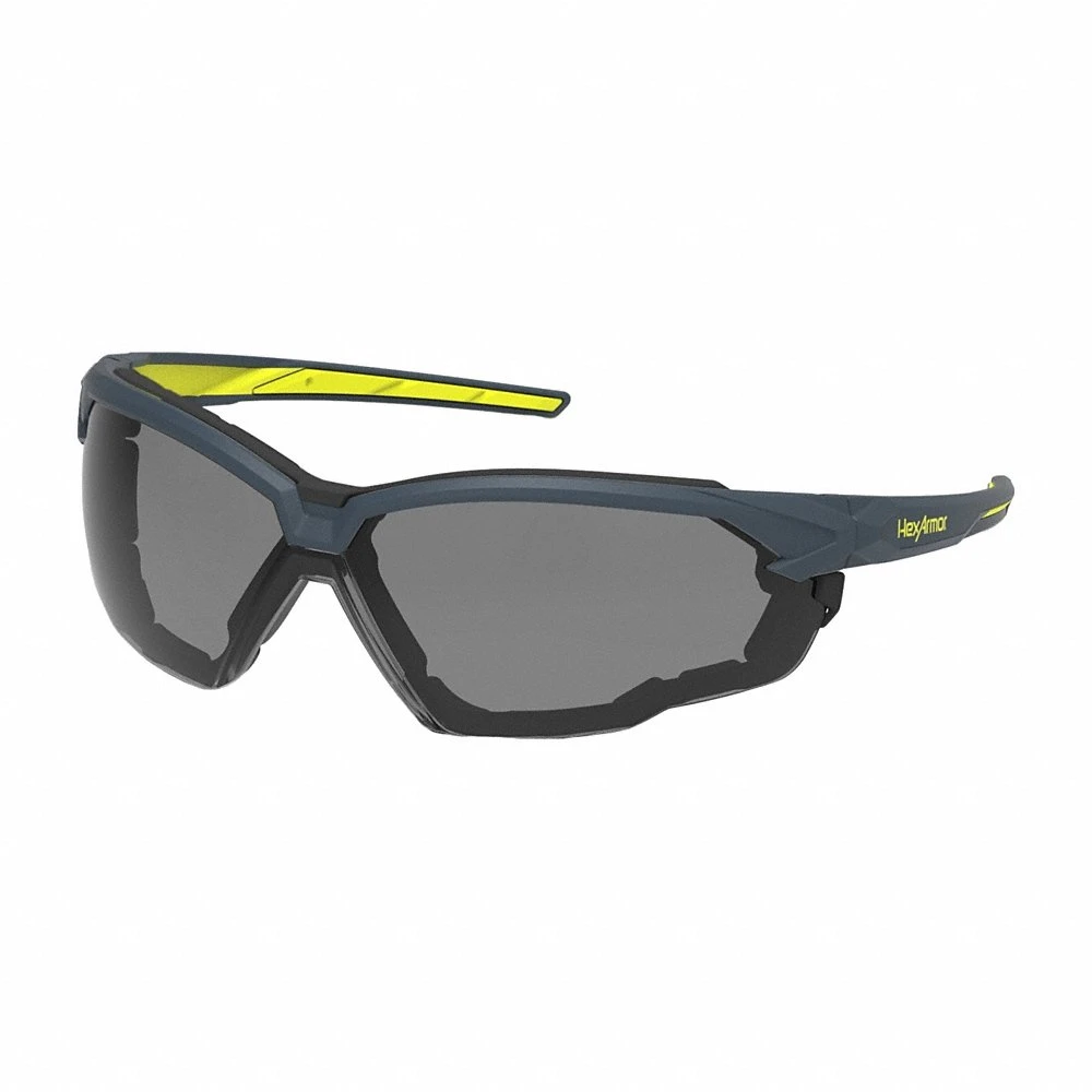 Safety Glasses, Half-Frame, W1.7, Dielectric/Vented