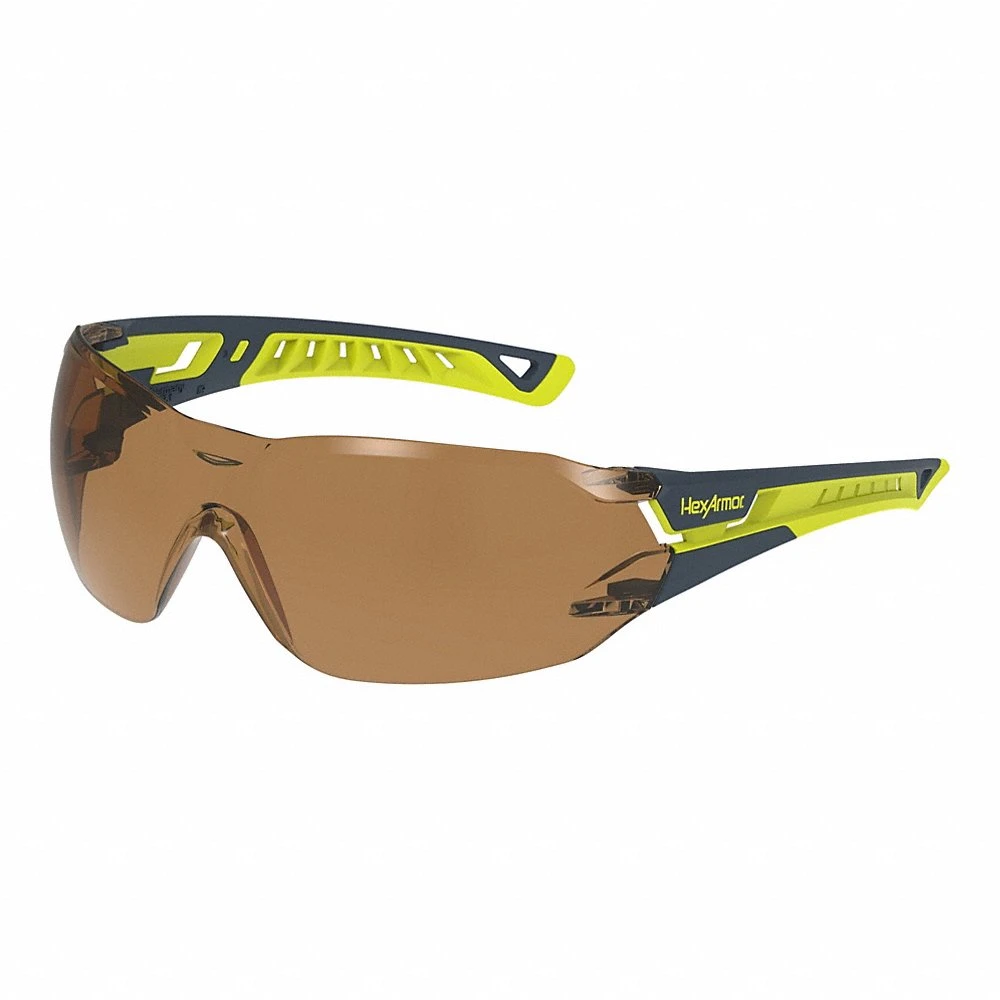 Safety Glasses, Brown - CBR23 Lens, Frameless