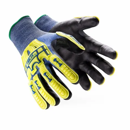 HEXARMOR 3015-L (9) Safety Gloves, L, Ansi Cut Level A2, Ansi Impact Level 2, Palm, Dipped, Smooth, 1 Pair | CR3XWJ 793PM1