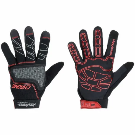 HEXARMOR 4022-S (7) Mechanics Gloves, Size S, Mechanics Glove, Synthetic Leather with PVC Grip, Cotton, 1 Pair | CR3YUC 15U480