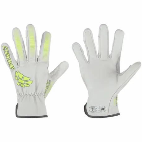 HEXARMOR 4081-M (8) Leather Gloves, Size M, Drivers Glove, Goatskin, Premium, ANSI Cut Level A8, Nylon, 1 Pair | CR3YJA 307Z97