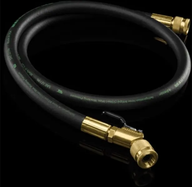 Refrigeration Vacuum Hose, 48 Inch, With Ball Valve End, 36 Inch Length