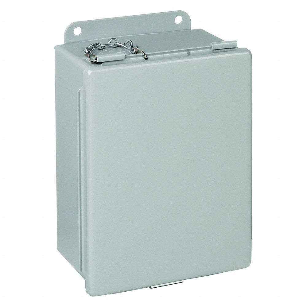 HOFFMAN A1008LP Metallic Junction Box Enclosure 10 Inch Height x 8 Inch Width x 4 Inch Depth | AG2QRC 32FE21