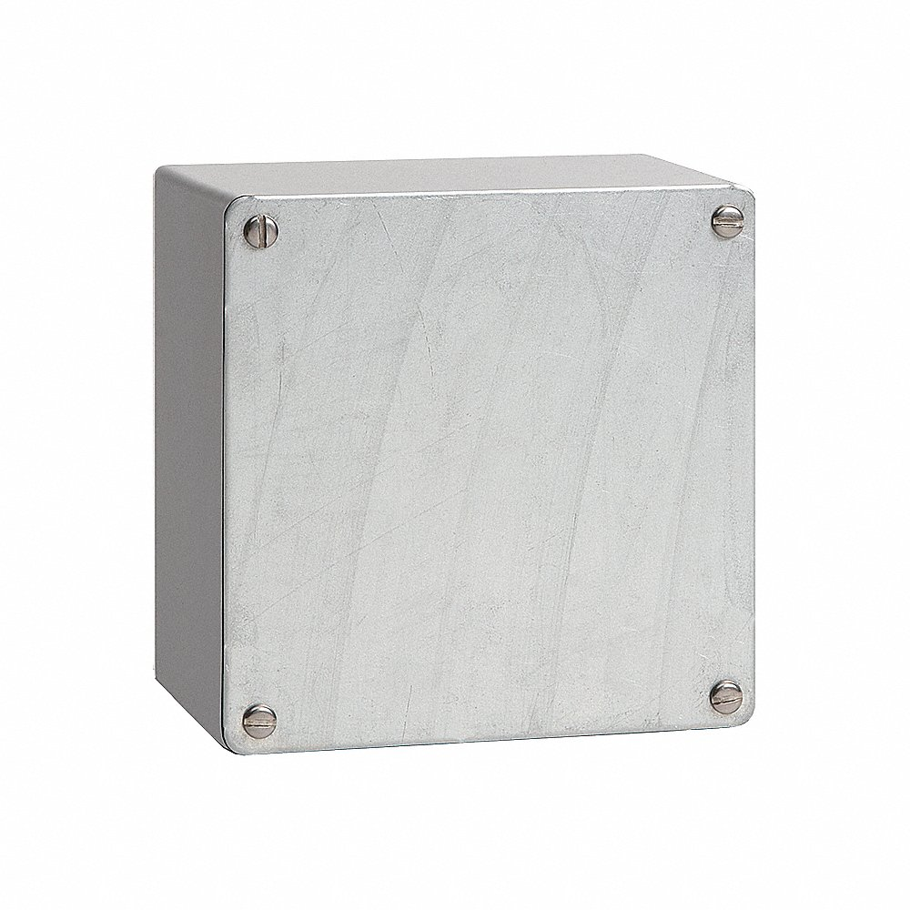 HOFFMAN A12124GSC Metallic Enclosure 12 Inch Height x 12 Inch Width x 4 Inch Depth | AG2RJU 32FG14